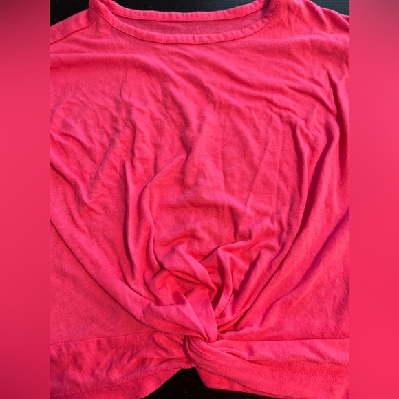 Girls Short Sleeve Twist Front Top - Picture 4 of 4